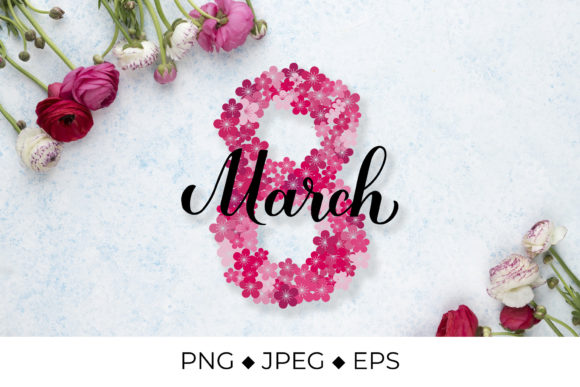 Download March 8 Calligraphy Lettering - Calligraphy Collection