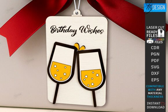 Download Birthday Gift Card Laser Cut | Gift Idea - Card Collection
