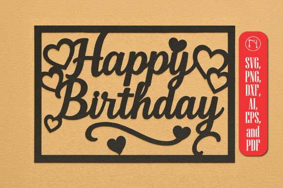 Download Cricut Birthday Gift Card SVG Cut File - Card Collection